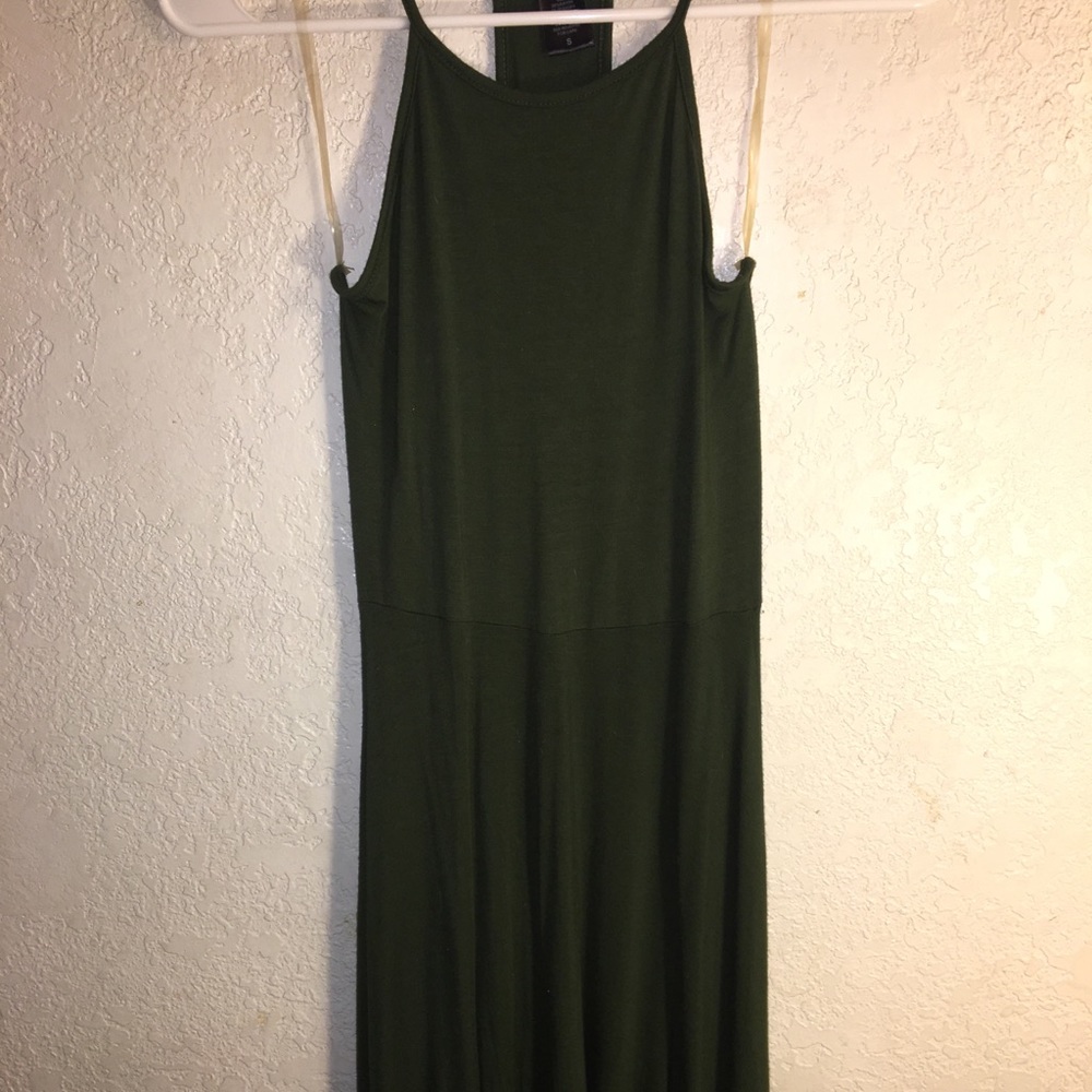 Dark Green Summer Dress